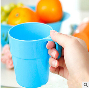 <b>Plastic</b> Water <b>Cups</b> Mixed Colors With Ear Loops Mouthwash <b>Cup</b> Household Daily Necessities Unisex Gift - Product Image 2