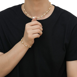 Collar de alambre de púas con micro pavé de circonitas de <span class=keywords><strong>doble</strong></span> cara, <span class=keywords><strong>cadena</strong></span> cubana pesada de 14 mm, joyería de lujo para hombre estilo Hip Hop, OEM ODM - Product Image 6