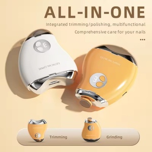 Coupe-ongles électrique rechargeable automatique en forme de mangue 2-en-1 avec affichage numérique, ouverture large pour doigts, portable pour adulte - Product Image 6