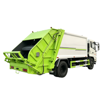 Camion à ordures compacteur à chargement arrière Dongfeng Kinland 14CBM, poids total autorisé 18000 kg, camion compacteur de déchets municipaux