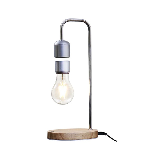 Wirelessly Rechargeable LED Light Bulb With Magnetic Levitating Floating for Desk Lamp Room