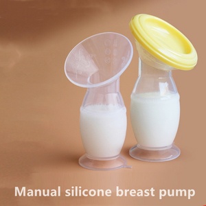 Extractor manual de leche materna, recolector de leche portátil con ventosa, máquina de extracción de leche sin electricidad - Product Image 3