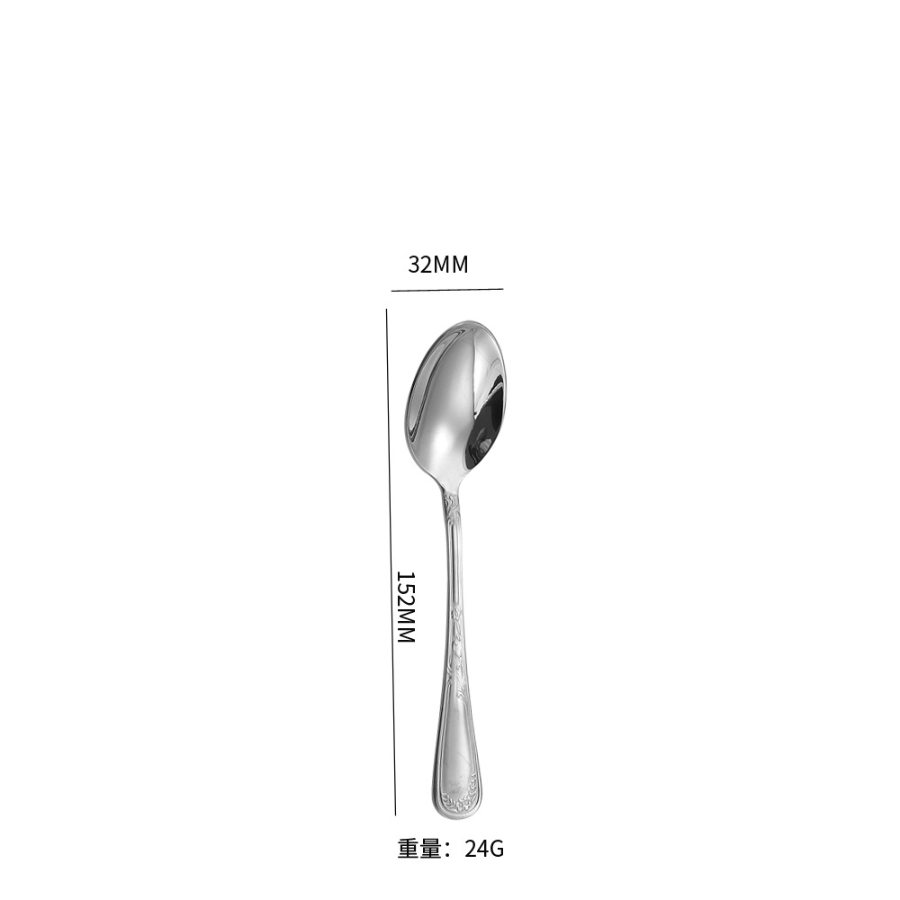 Cuchara de postre (plata)