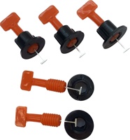 Système de nivellement de carreaux T-lock moderne réutilisable, 50 pièces, en promotion, avec caractéristiques étanches et durables pour la pose de revêtements de sol
