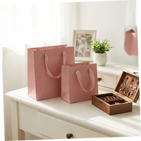 Grands sacs en papier brun avec poignées, sacs en papier kraft noir carrés de marque pour le pain, sacs cadeaux d'art, emballages en papier, petits sacs personnalisés
