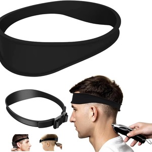 Adjustable Neckline Shaving Template and Hair Trimming Guide,Curved Silicone <b>Headband</b> for DIY Home Hair Trimming and Cutting - Product Image 1