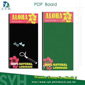 Taiwán producto caliente marco de madera negro Junta negro pop memo billboard para tiza - Product Image 1