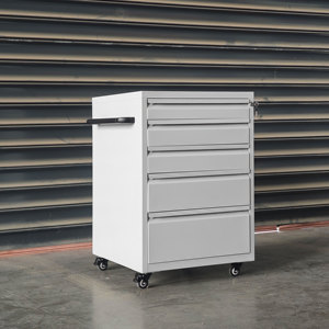 WOMA Venta al por mayor de fábrica: Banco de trabajo móvil de metal y acero con 5 cajones, personalizable OEM, con <span class=keywords><strong>ruedas</strong></span> para <span class=keywords><strong>taller</strong></span>, 5 años de garantía. - Product Image 1