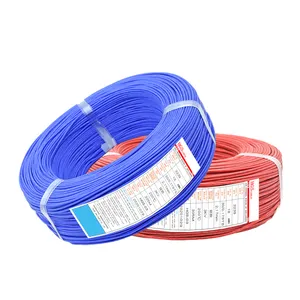 חוט סיליקון 16awg 18awg 20awg 22awg 24awg 26awg 28awg כבל אדום שחור צבע כבלים בטמפרטורה גבוהה