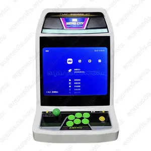 Astro City Mini Console 36 jogos clássicos de arcade, máquina de arcade retrô para mesa Virtua Fighter AC, 15 polegadas