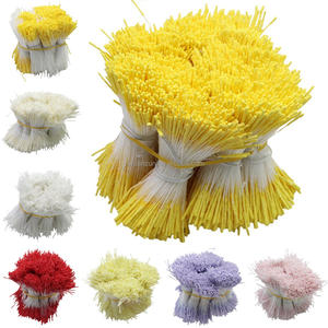 3800 Uds multicolor DIY artesanía hecha a mano flor Artificial doble cabeza estambres para DIY flores artificiales - Product Image 5