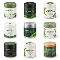 Poudre de thé vert Matcha de qualité cérémoniale biologique premium, certifiée UE, en vrac, en pot personnalisé, pour boisson saine, de l'Uji japonaise