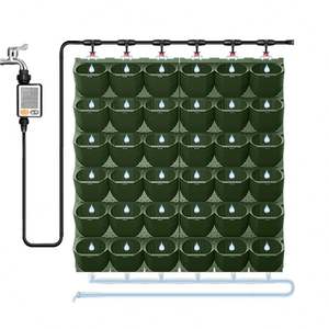 Sistema hidropónico Vertical <span class=keywords><strong>de</strong></span> jardín <span class=keywords><strong>de</strong></span> Torre aeropónica <span class=keywords><strong>de</strong></span> venta superior, macetas verticales <span class=keywords><strong>de</strong></span> jardín montadas en la pared maceta <span class=keywords><strong>de</strong></span> pared apilable - Product Image 2