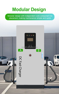 Borne de recharge pour véhicules électriques 60-240 kW, station de recharge commerciale pour voitures avec interfaces CCS1/CCS2/CHAdeMO/GBT - Product Image 1