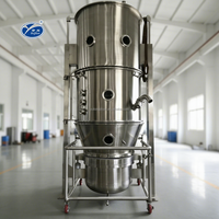 Sécheur à lit fluidisé à haute vitesse pour la transformation alimentaire, modèle FL, avec fonctionnement intégré, pour la granulation du collagène