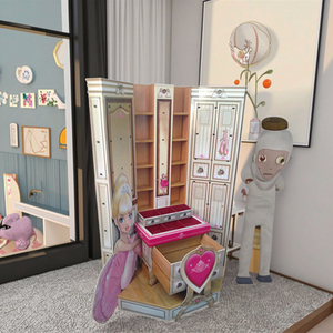 ตะขอพับเก็บได้สำหรับแขวนเครื่องสำอางขาตั้งกระดาษลูกฟูก6ชั้นแบบถอดออกได้ - Product Image 2