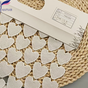 100% poliestere squisito vuoto modello di amore latte di seta tessuto da ricamo a maglia per abbigliamento e decorazioni per la casa per carta da parati - Product Image 5