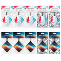 Diffuseur de parfum de luxe personnalisé pour voiture, en forme d'arbre en papier, avec logo, parfum naturel longue durée, sans électricité requise