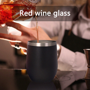 Mug à œufs en acier inoxydable à double paroi de 12 oz avec logo personnalisé, isolé sous vide, pour <span class=keywords><strong>café</strong></span> et vin, avec couvercle pour bière, design classique - Product Image 6
