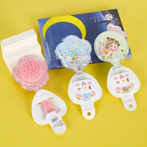 Cepillo de masaje para el cabello Mohei Cushion Comb de 10-15 cm, de plástico, para bebés y niños, con diseño de dibujos animados. - Product Image 2