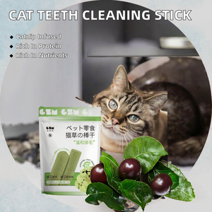 Bastoncini Masticabili Personalizzati ad Alto Contenuto Proteico con Erba Gatta per la Pulizia dei Denti dei Gatti di Piccola Taglia - Snack per Animali Domestici e Ausilio per la Dentizione - Product Image 2
