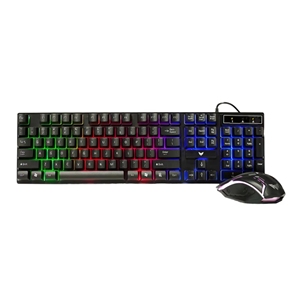 Kit de <span class=keywords><strong>Teclado</strong></span> y Ratón para Juegos CMCKG-201 RGB Negro, 104 Teclas, <span class=keywords><strong>Teclado</strong></span> para Juegos con Cable y Ratón Mecánico al por Mayor - Product Image 1