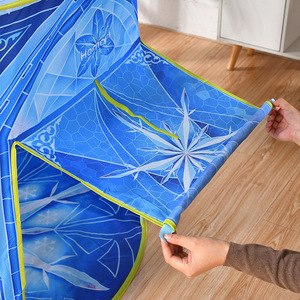Princesa Play Tent <span class=keywords><strong>Frozen</strong></span> Toy Girls Ice Castle Kids Tent Interior Outdoor Large Imaginative Playhouse con bolsa <span class=keywords><strong>de</strong></span> transporte - Product Image 4