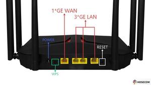 อุปกรณ์กระจายสัญญาณอินเทอร์เน็ตไร้สายแบบดูอัลแบนด์ ดีไซน์ทันสมัย 5g Ax3000 WiFi6 R630C พร้อมระบบ Open WRT - Product Image 4