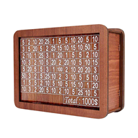 Tirelire en bois personnalisée pour enfants, idéale pour ranger billets et pièces de monnaie (EURO, USD, GBP) - Meilleure vente