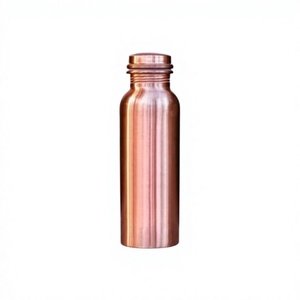 Botella de Agua Reutilizable de Cobre que Promueve un Estilo de Vida Sin Desperdicios y Apoya Hábitos de Consumo Saludables - Product Image 1