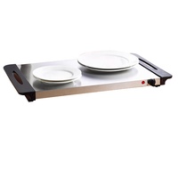 Chauffe-Plats Électrique Professionnel avec Trois Plateaux de 1,5 Qt, Température Réglable, pour Buffet et Maintien au Chaud des Aliments