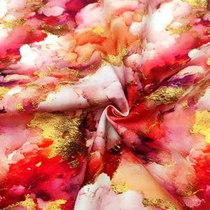 Nouveauté <span class=keywords><strong>Tissu</strong></span> popeline respirant avec impression numérique douce et personnalisée pour vêtements - Product Image 1