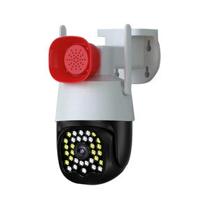 Caméra réseau Q332C 12V avec sirène intégrée, vision nocturne, détection de mouvement, communication bidirectionnelle, surveillance à distance, caméra de sécurité - Product Image 1