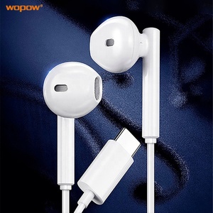 <span class=keywords><strong>Casque</strong></span> filaire numérique semi intra-auriculaire super durable <span class=keywords><strong>pour</strong></span> appels, sport, musique et jeux, avec connecteur Type-C, <span class=keywords><strong>pour</strong></span> <span class=keywords><strong>iPhone</strong></span> 17 16 15 Pro - Product Image 1