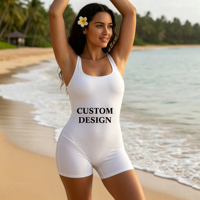 Nouveau produit Aloha Combinaison pour femmes de haute qualité, impression personnalisée, douce et respirante, combinaison de yoga pour femmes avec motif d'oiseau Iwa hawaïen
