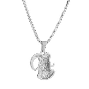 Stainless Steel Animal Antelope Pendant <b>Silver</b> Gold Themed Pendants For Men And Women 122044 - Product Image 3