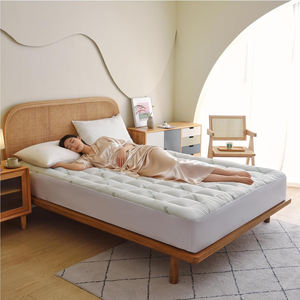 Surmatelas en bambou matelassé, housse respirante, surmatelas extra épais, housse de protection de <span class=keywords><strong>matelas</strong></span> douce et fraîche avec poche profonde - Product Image 6
