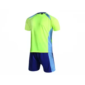 Maillot de football imprimé par sublimation maillots de football à séchage rapide personnalisés kits de football uniformes vêtements de sport pour équipe scolaire