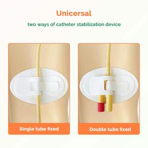 10 पीसी मूत्र पैर बैग लेगबैंड ट्यूब धारक चिपकने वाला यूरिनरी हुक और लूप फिक्सिंग उपकरण कैथेटर स्टेबलाइजेशन डिवाइस - Product Image 5