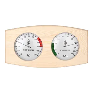 Высококачественный деревянный термометр-гигрометр для сауны по заводской цене
