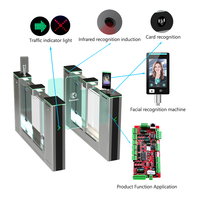 Sistema di Gestione Software per Palestre di Alta Gamma con Riconoscimento Facciale, Cancello a Battente Brushless DC in Acciaio Inossidabile, Protezione IP65, Anti-Ingresso Indiscretamente (Anti-Tailgating)