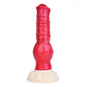 Amazon Hellfire Color Collection Animal Penis Silicone Dog Cow Horse Penis Female Sex Masturbator <b>Dildo</b> - Product Image 1