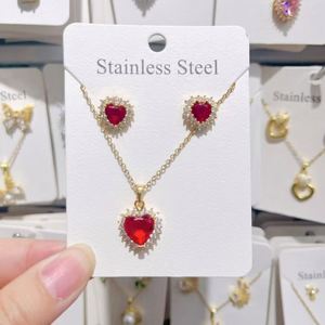 Jewellery Sets for Women Gift and Set <b>Neckless</b> Or Earings Innovative Strict Quality Control Cubic Zirconia Inlay Reinforced - Product Image 2