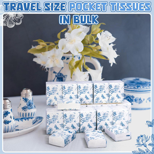 Khăn giấy bỏ túi mini in theo yêu cầu, bán buôn nhà máy, 3 lớp, dễ mang theo, gói số lượng lớn - Product Image 2