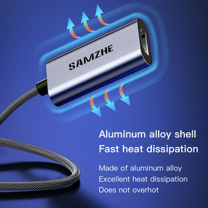 Dispositif de <span class=keywords><strong>capture</strong></span> vidéo SAMZHE en alliage d'aluminium 4K/2K HDMI femelle vers USB 2.0 pour Switch, PS5/NS2/Xbox, ordinateur portable, téléphone, diffusion en direct - Product Image 3