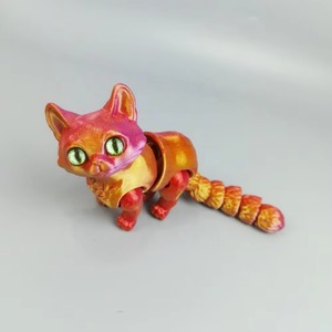 Nouveaux jouets imprimés en 3D, figurine réaliste de chat Sphynx sans poils, entièrement articulée et mobile, cadeau surprise - Product Image 6