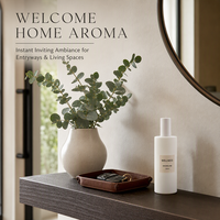 WELLNESS Spray d'ambiance et nettoyant ménager parfumé pour la maison, personnalisable en marque privée, écologique, minimaliste, à base d'huiles, désodorisant