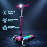 Trottinette pliable pour enfants avec lumière, vente directe d'usine XIMI, personnalisation OEM et ODM, trottinette 3 roues pour enfants