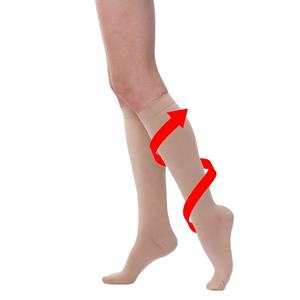 23-32mmhg đen hoặc Khỏa Thân chống DVT nén vớ Vớ Hàng dệt kim cho giãn tĩnh mạch - Product Image 1