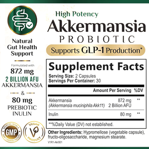Cápsulas Probióticas de Arándano Herbal Oem con Akkermansia GLP-1, Favorecen la Salud Intestinal y Digestiva - Product Image 2